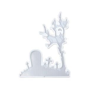 Silicone Tree in Graveyard Lollipop Mould