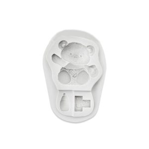 Silicone Baby Bear & Blocks Mould