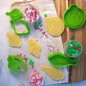 Christmas Elegant Baubles Cookie Cutter Set