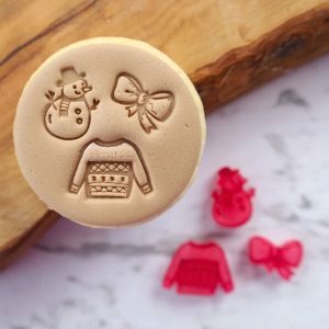 Sweet Stamp Embosser Elements - Snowman, Bow, Christmas Jumper