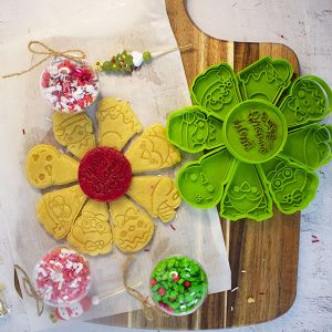 Christmas Ice Cream Platter Set