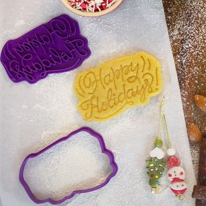 Happy Holidays Cookie Cutter
