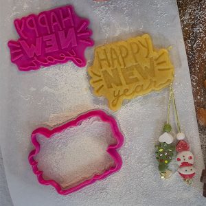 Happy New Year Cookie Cutter