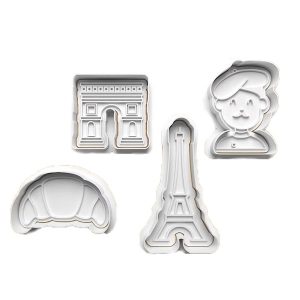 Paris Theme Cookie Cutter Set