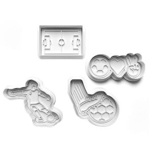 Soccer Theme Cookie Cutter Set