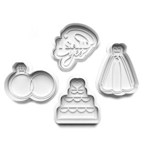 I Said YES Bride Cookie Cutter Set
