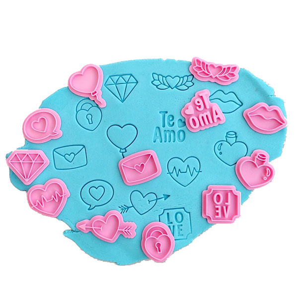 Mini Love Theme Stamp Set