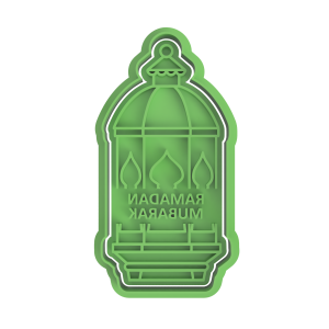 Ramadan Mubarak Lantern Shaped Cookie Cut & Press