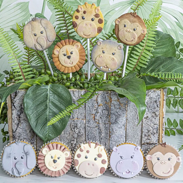 Silicone Safari Animal Face Mould - Image 3