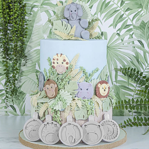 Silicone Safari Animal Face Mould - Image 2