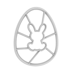 Puzzle Cutter Large Easter Egg With Bunny