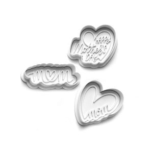 Happy Mothers Day Heart Word Cookie Cutter Set