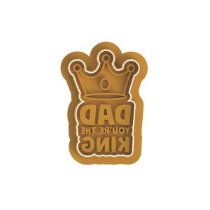 Dad The King Cut & Press