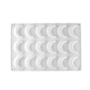 Silicone Mini Smooth Crescent Moon Mould