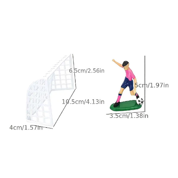 Soccer Cake Topper Set - Image 3