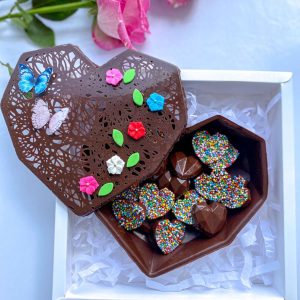 Alternative view of BWB Geometric Heart Bar Mould 2 Cavity