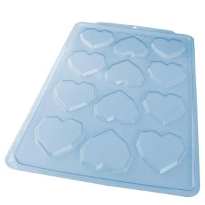 BWB Geometric Heart Bar Mould Small