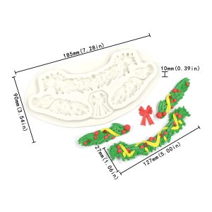 Alternative view of Silicone Christmas Swags Mould