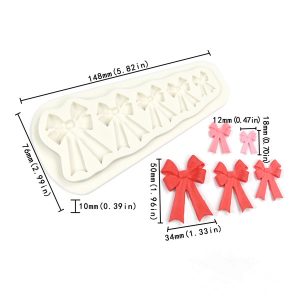 Alternative view of Silicone Christmas Bows Mould