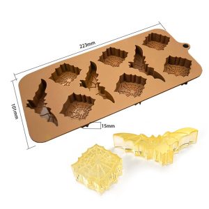 Alternative view of Silicone Chocolate Bats & Webs Mould