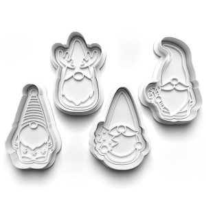 Christmas Gnomes Cookie Cutter Set