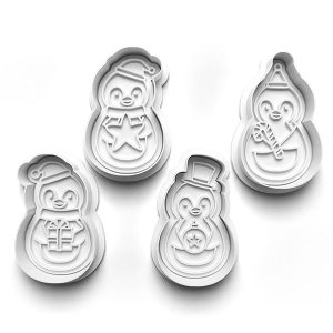 Christmas Penguins Cookie Cutter Set