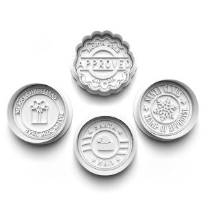 Christmas Stamps Cookie Cutter Set