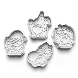 Christmas Gnomes On Duty Cookie Cutter Set
