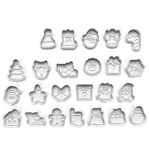 Mini Advent Calendar Cookie Cutter Set
