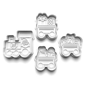 Christmas Train Cookie Cutter Set
