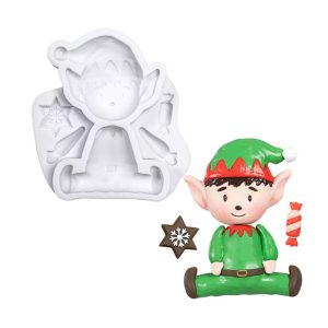 Silicone Fun Christmas Elf Mould