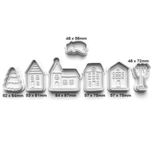 Alternative view of Christmas Town Cookie Cutter Set
