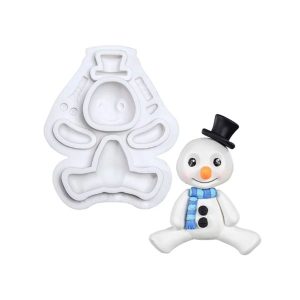 Silicone Fun Christmas Snowman Mould