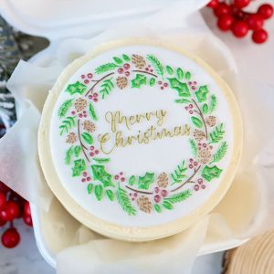 Sweet Stamp Outboss XL Bento Merry Christmas Wreath