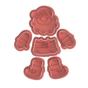 Build A Santa Puzzle Cookie Cutter Set