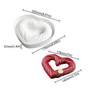 Alternative view of Silicone Large Heartbreak Mould
