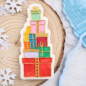 Sweet Stamp Outboss Stamp & Cut - Stacked Presents