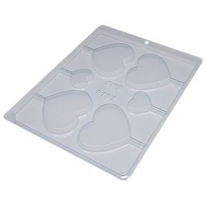 BWB Smooth Heart Lollipop Mould