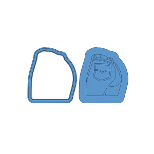 Mum Jeans Deboss Cookie Cutter