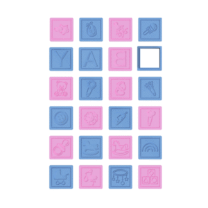 Baby Tiles Deboss Cookie Set