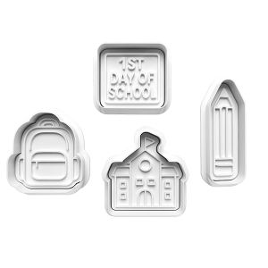 First Day of School Cookie Cutter Set