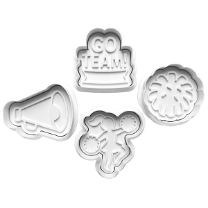 Cheerleader Cookie Cutter Set