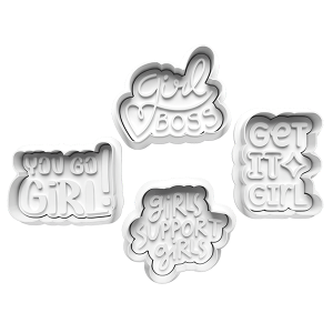 Girl Boss Cookie Cutter Set