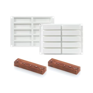 Silicone Ribbed Chocolate Bar Mould