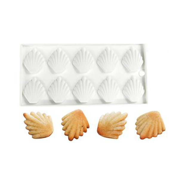 Silicone Madeleine Fans Mould