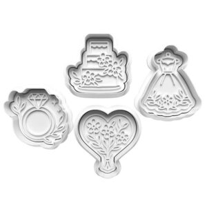 Floral Bridal Shower Cookie Cutter Set