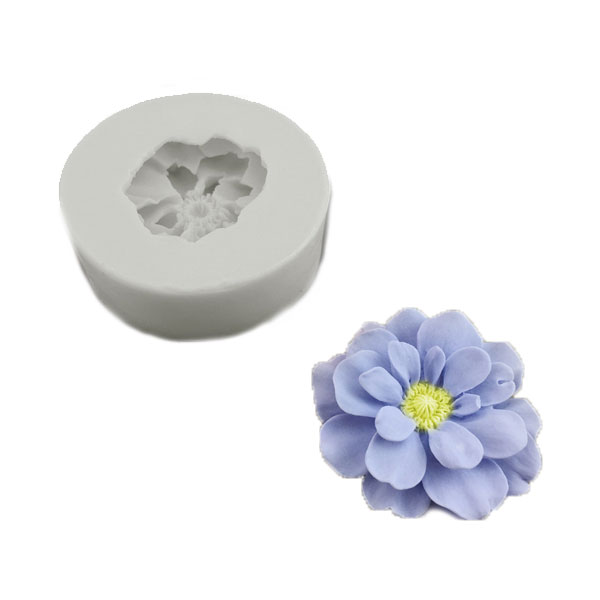 Silicone Open Rose Mould