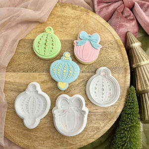 Alternative view of Christmas Pearl Bauble Deboss Cookie Cutter