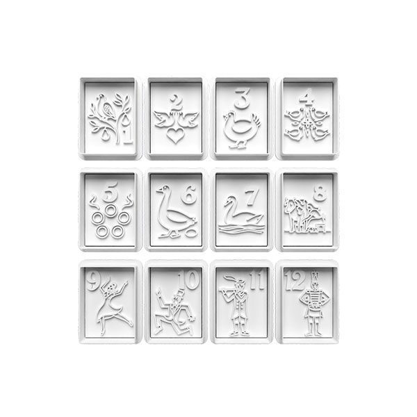 12 Days Of Christmas Cookie Cutter Set