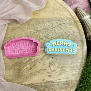 Alternative view of Merry Christmas Hearts Deboss Cookie Cutter